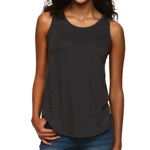 Mudd Solid Black Racerback Swing Tank Top - Picture 1 of 14